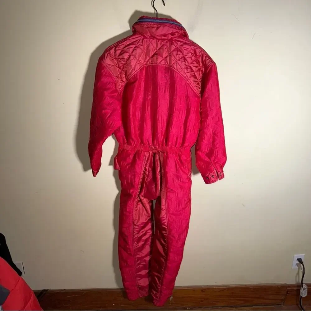 VINTAGE HICKORY full body winter French snow ski suit 6 - Picture 9 of 9